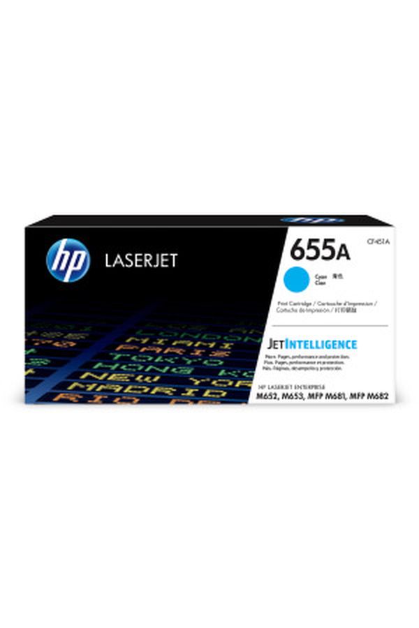 HP Toner Modul 655A cyan 10'500 S. - Image 1
