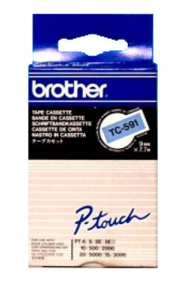 PTOUCH Band, laminiert schwarz/blau - Image 1