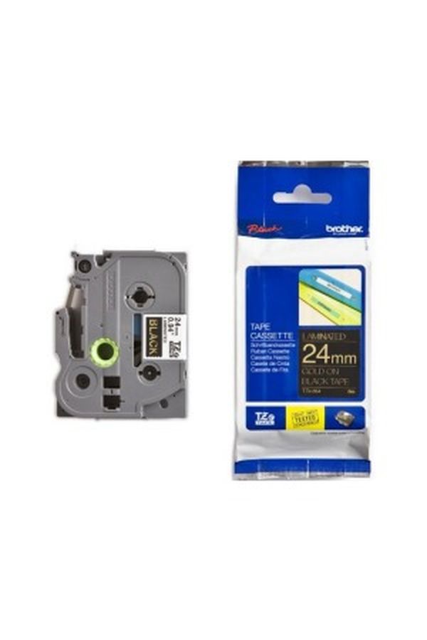 PTOUCH Band, laminiert gold/schwarz - Image 1