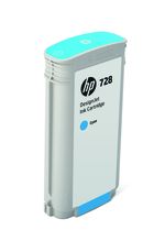 HP Tinte No.728 130ml cyan - Thumbnail 2