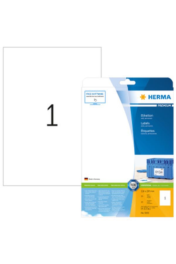 HERMA Universal-Etikett. 210x297mm - Image 1