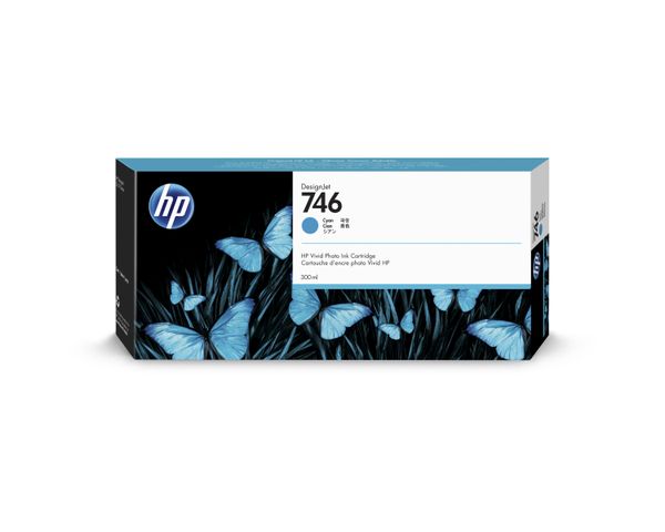 HP Tinte No.746 300ml cyan - Image 1