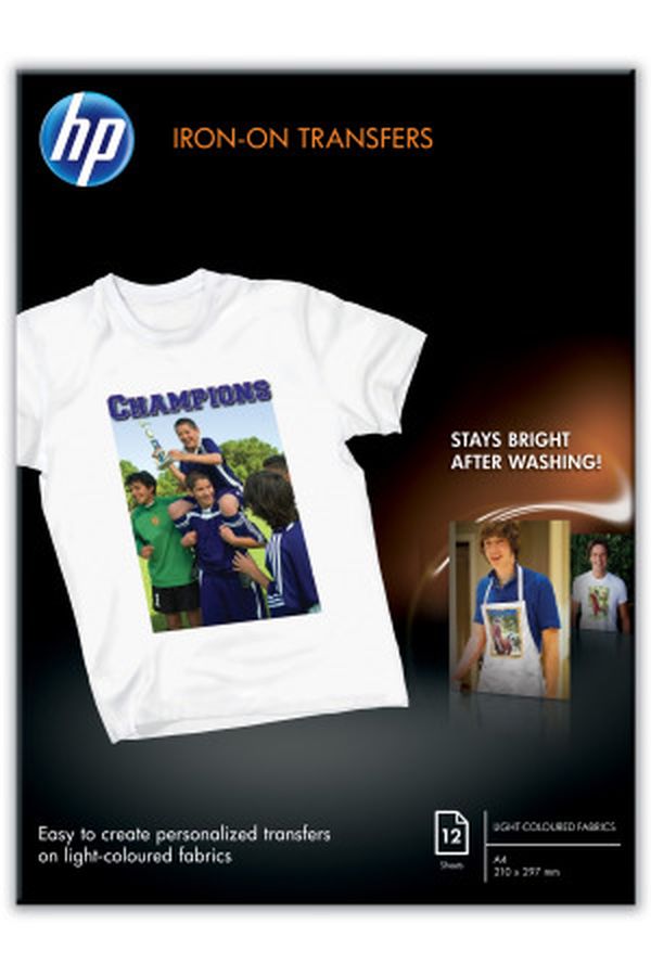 HP Iron-on T-Shirt A4 - Image 1