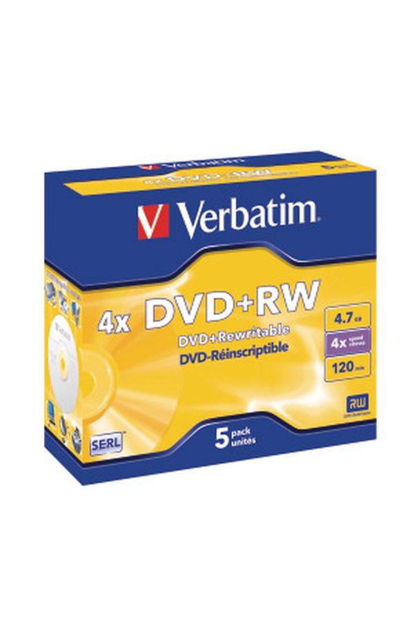 VERBATIM DVD+RW Jewel 4.7GB - Image 1
