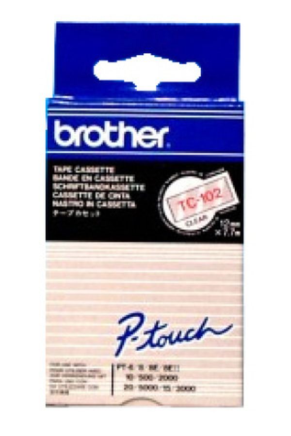PTOUCH Band, laminiert rot/klar - Image 1