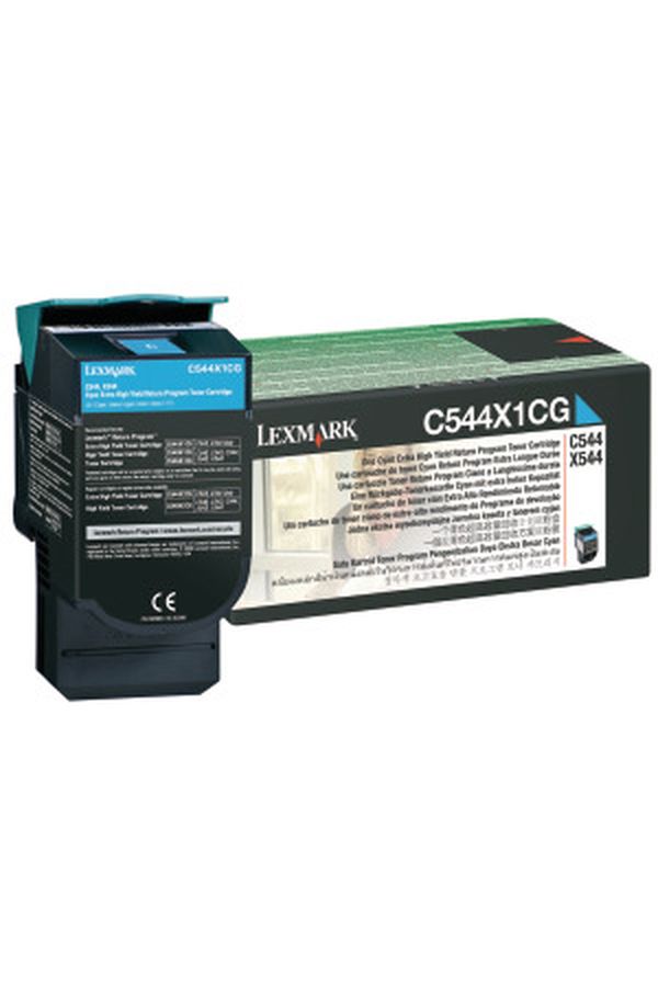 Lexmark Toner 4'000s. cyan - Image 1