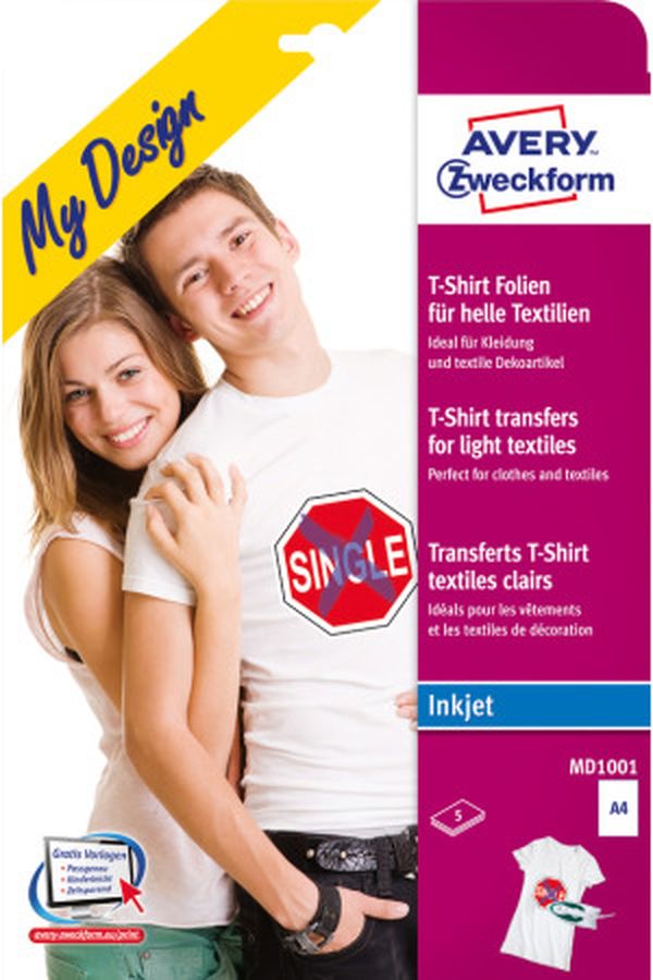 AVERY ZW. Textilfolie Iron-on A4 - Image 1