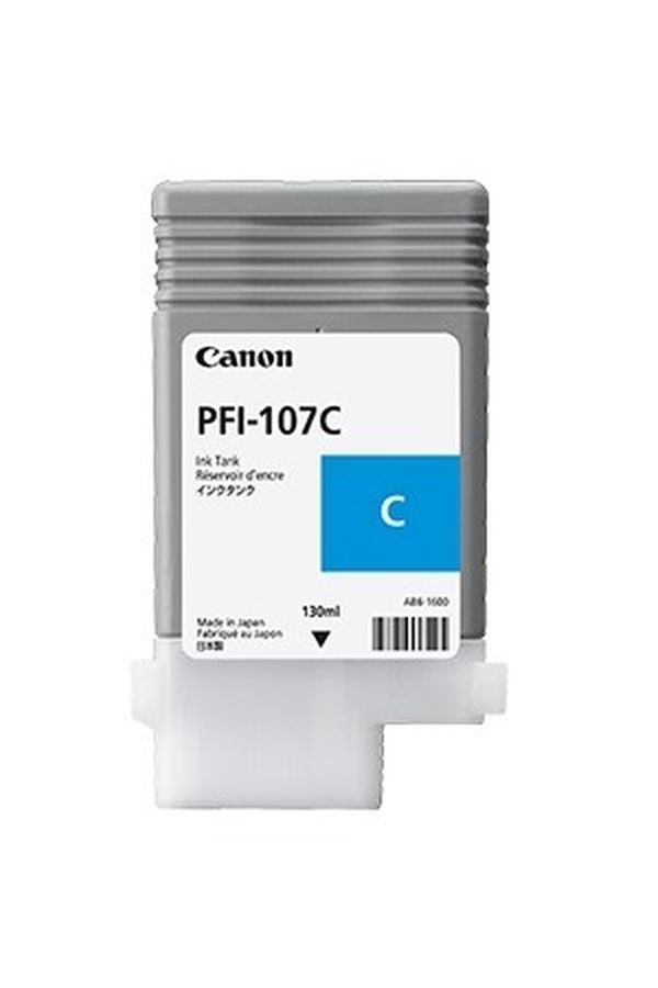 Canon Tinte PFI-107 130ml cyan - Image 1