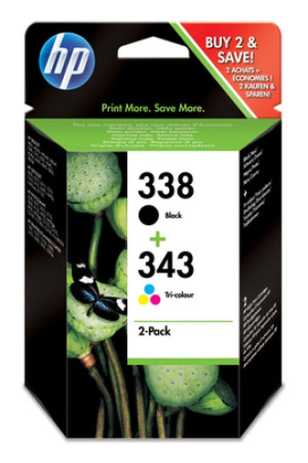 HP Combopack 338/343 BK/color - Image 1