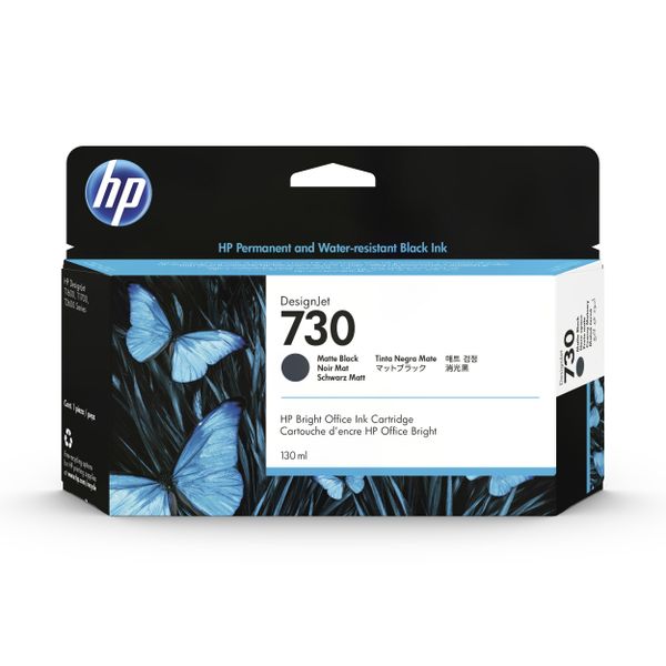 HP Tinte No.730 130ml matte black - Image 1