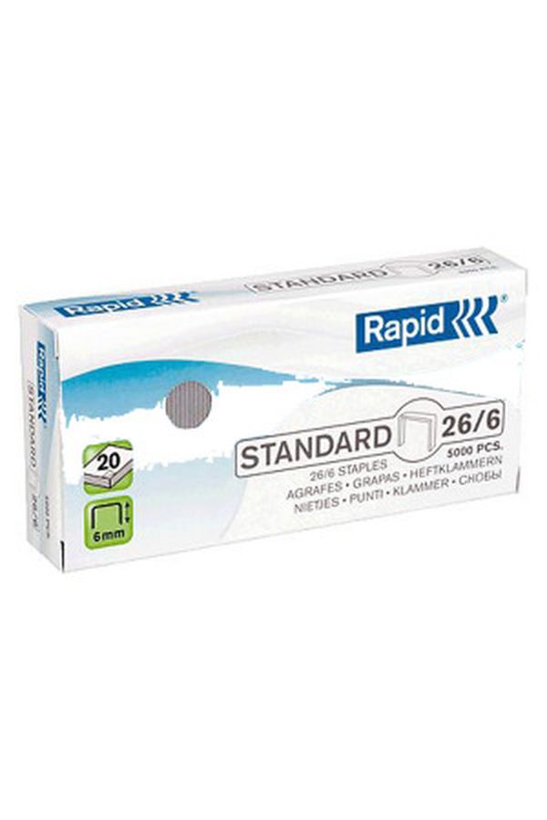 RAPID Heftklammern 26/6 verzinkt - Image 1