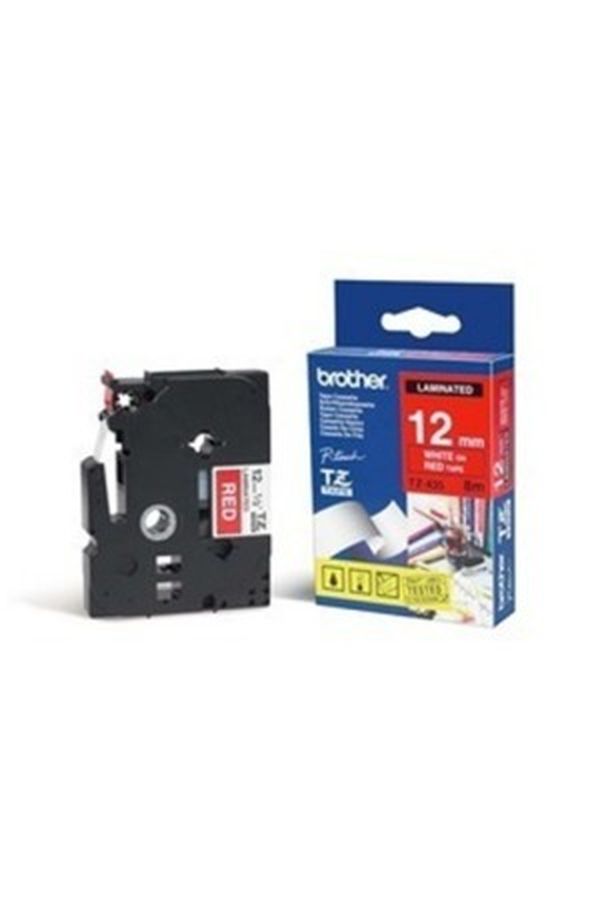 PTOUCH Band, laminiert weiss/rot - Image 1