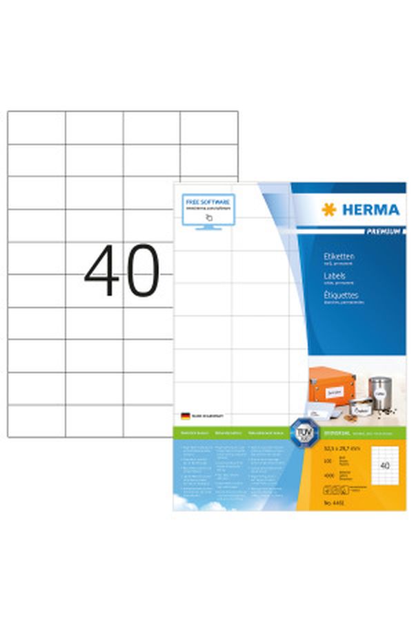 HERMA Universal-Etikett. 52,5x29,7mm - Image 1