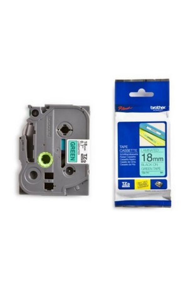 PTOUCH Band, laminiert schwarz/grün - Image 1