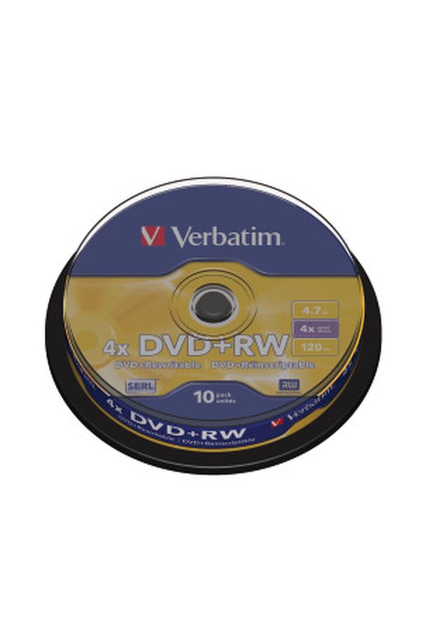 VERBATIM DVD+RW Spindle 4.7GB - Image 1