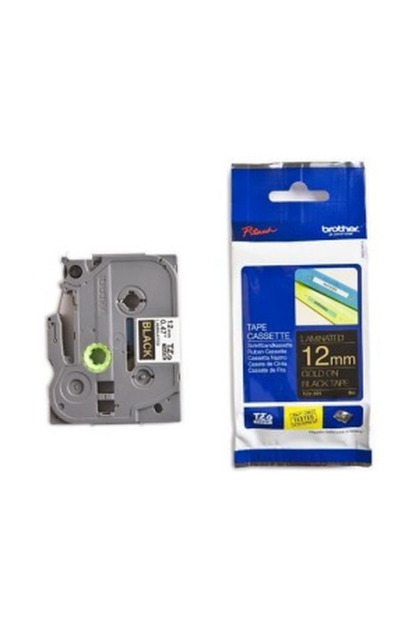 PTOUCH Band, laminiert gold/schwarz - Image 1