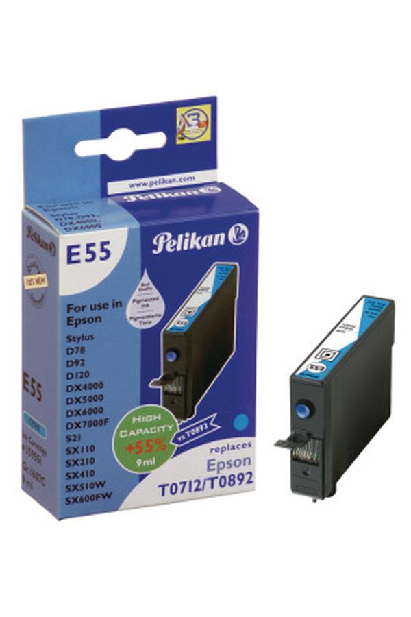 PELIKAN Tintenpatrone E55 cyan - Image 1