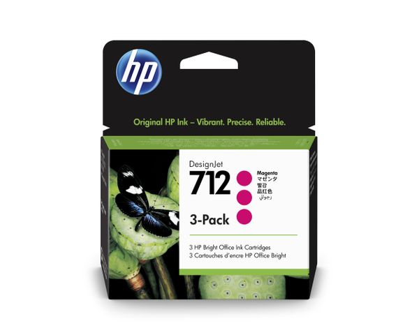 HP Tinte 3-er Pack No.712 29ml mag. - Image 1