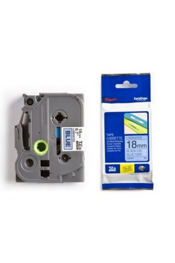 PTOUCH Band, laminiert schwarz/blau - Image 1