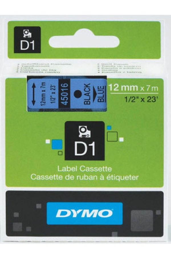 DYMO Schriftband D1 schwarz/blau - Image 1