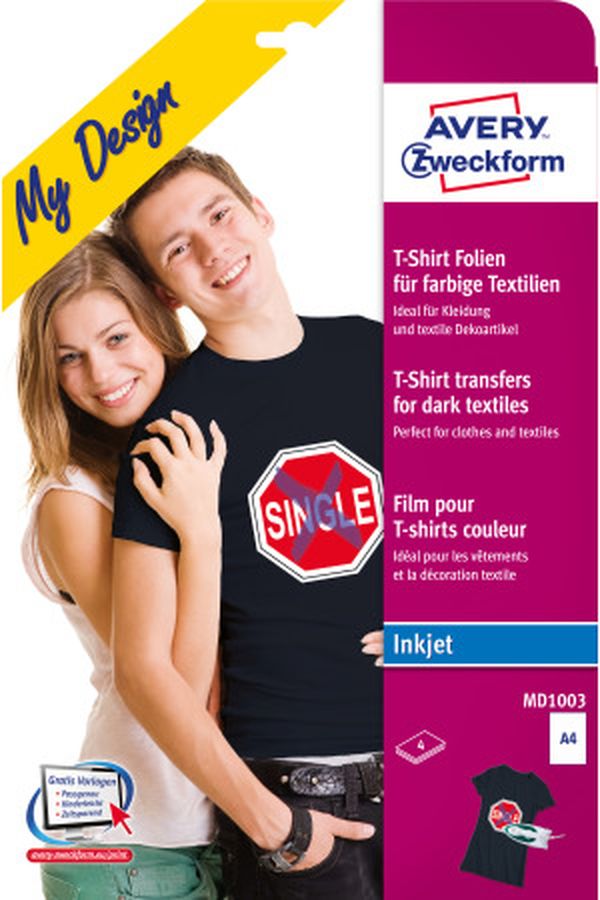 AVERY ZW. Textilfolie Iron-on A4 - Image 1