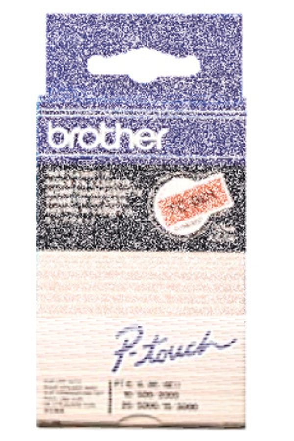 PTOUCH Band,lam.,fluor. schw./orange - Image 1