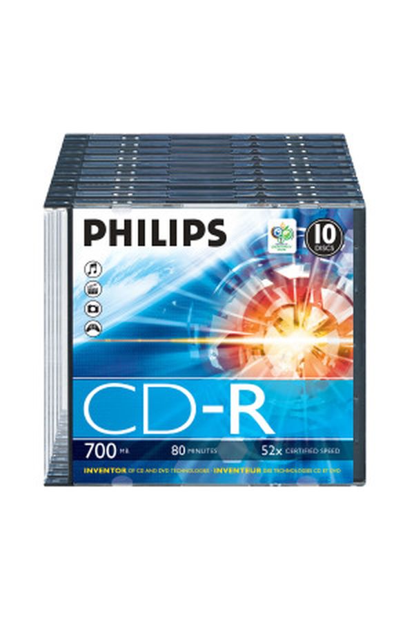 PHILIPS CD-R Slim 80MIN/700MB - Image 1