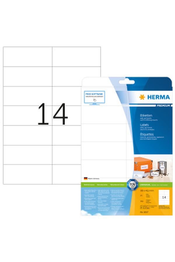 HERMA Universal-Etikett. 105x42,3mm - Image 1