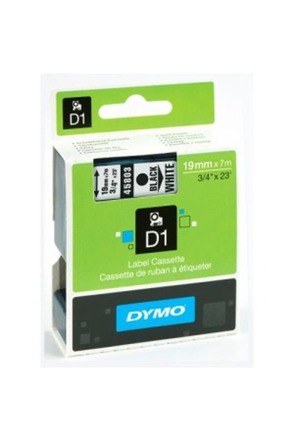 DYMO Schriftband D1 schwarz/weiss - Image 1