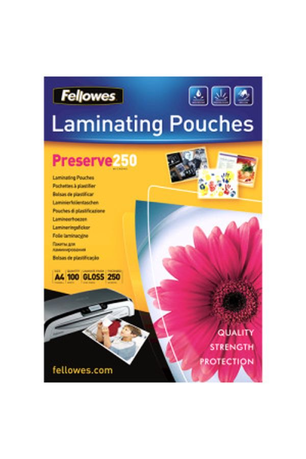 FELLOWES Folientasche 250mic A4 - Image 1