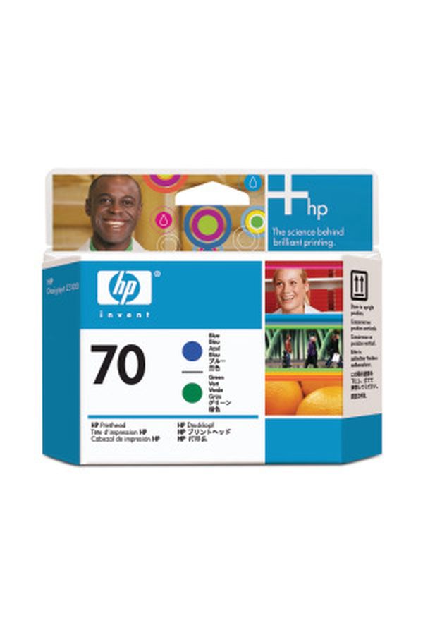 HP Druckkopf No.70 blue / green Schnäppchen - Image 1