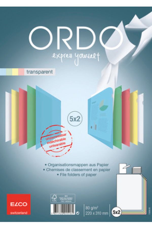 ELCO Sichthülle Ordo transparent A4 - Image 1
