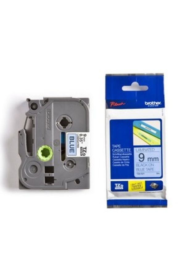 PTOUCH Band, laminiert schwarz/blau - Image 1