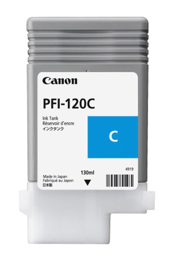 Canon Tinte PFI-120 130ml cyan - Image 1