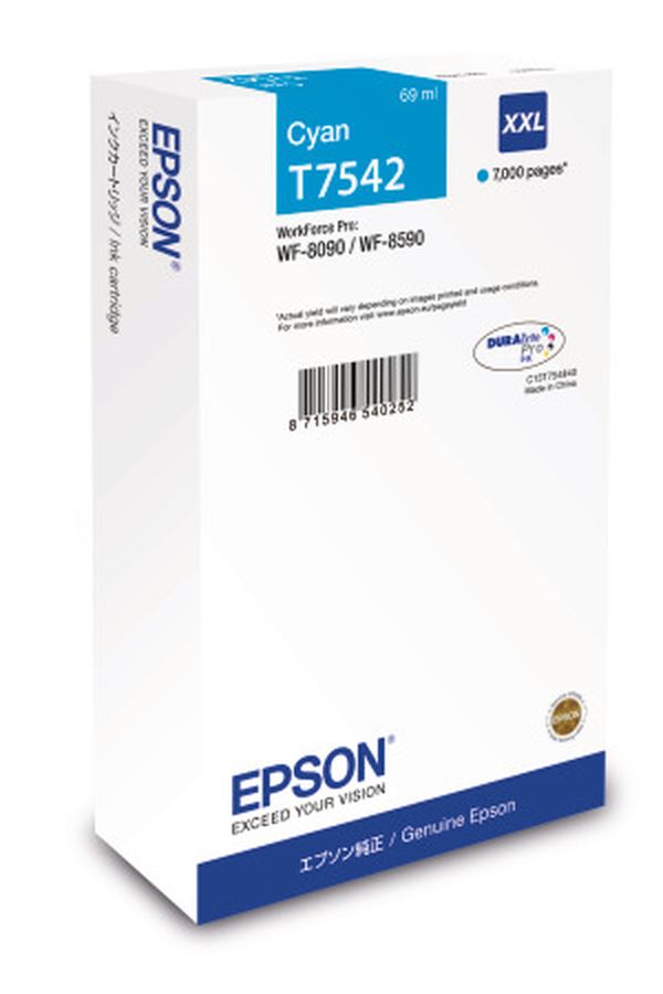 EPSON Tintenpatrone XXL cyan - Image 1