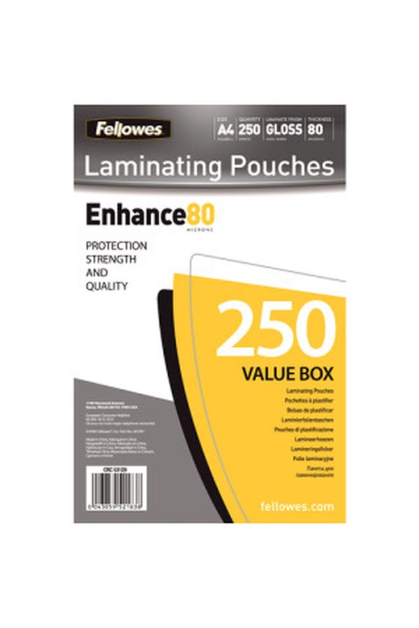 FELLOWES Folientasche 80mic A4 - Image 1