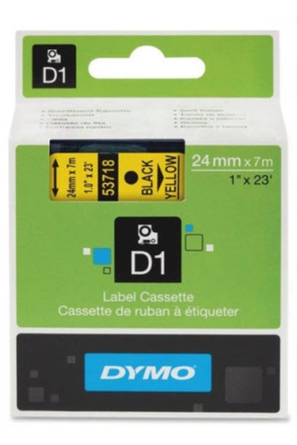 DYMO Schriftband D1 schwarz/gelb - Image 1