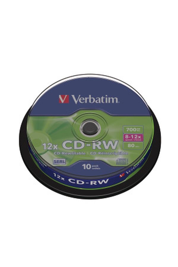 VERBATIM CD-RW Spindle 80MIN/700MB - Image 1