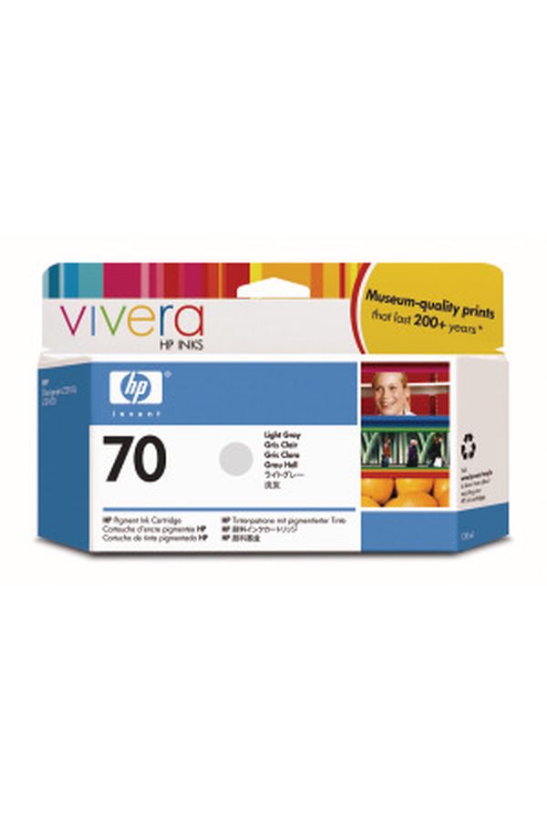 HP Tinte No.70 130ml light grey - Image 1