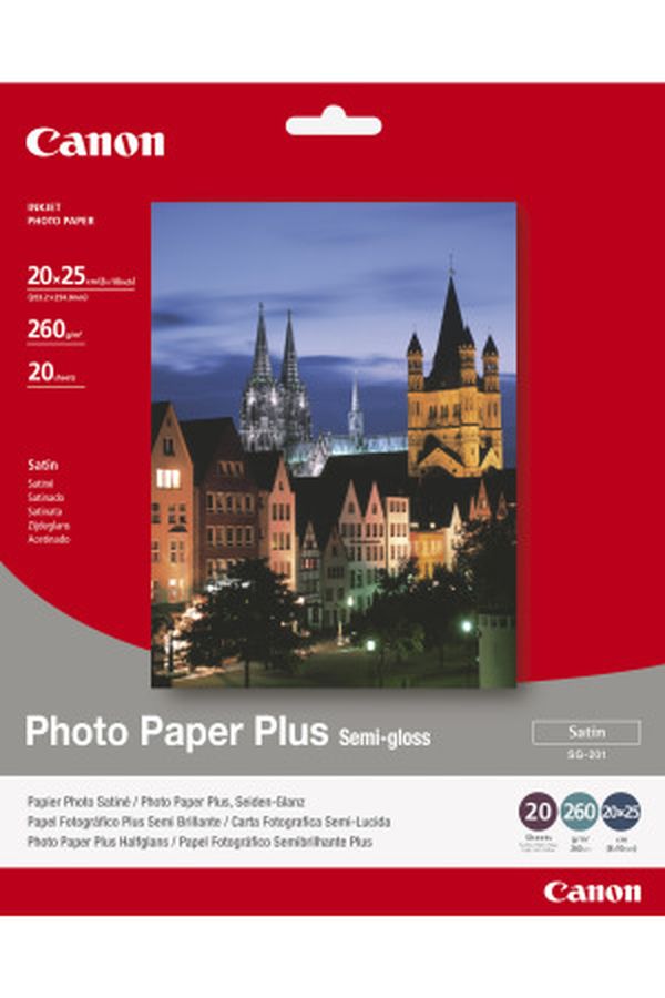 CANON Photo Paper Semi-gloss 20x25cm - Image 1