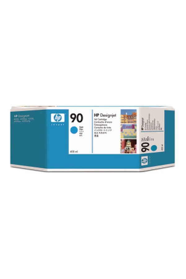 HP Tinte No.90 400ml cyan - Image 1