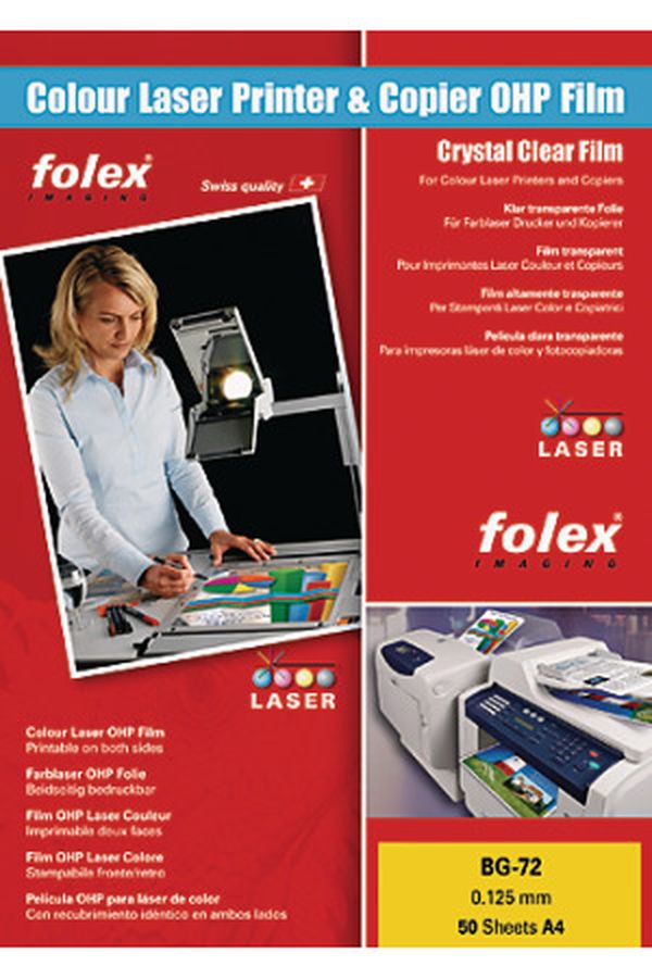 FOLEX Laserfolie BG-72 A4 - Image 1