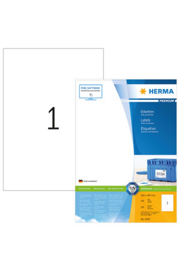 HERMA Universal-Etiketten 210x297mm - Image 1