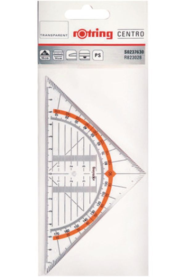 ROTRING Geo-Dreieck Centro 16cm - Image 1