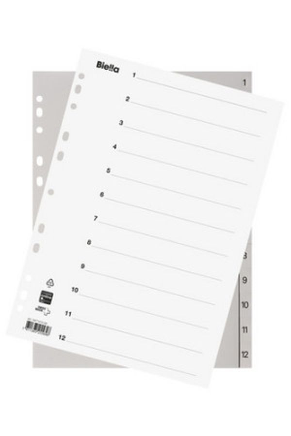 BIELLA Register PP grau A4 - Image 1