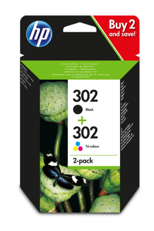 HP Combopack 302 BK/color - Image 1