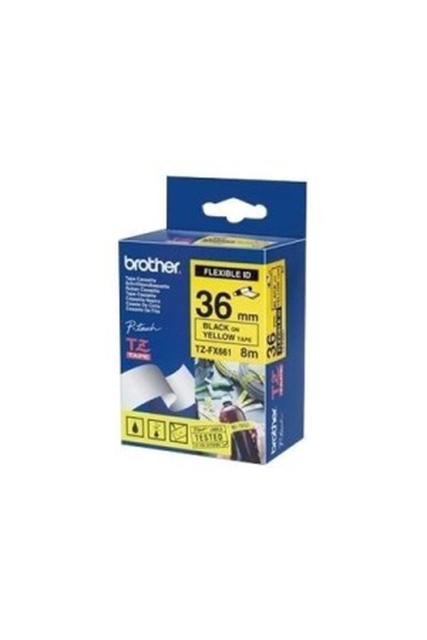 PTOUCH Flexitape lamin. schwarz/gelb - Image 1