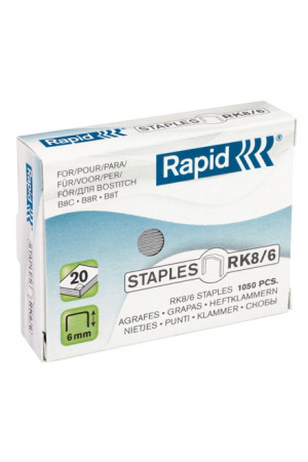 RAPID Rapid Heftklammern RK8/9 6mm - Image 1
