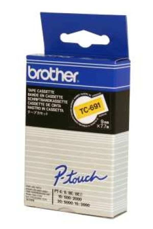 PTOUCH Band, laminiert schwarz/gelb - Image 1