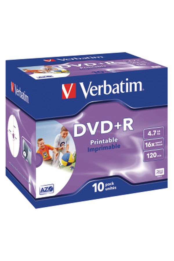 VERBATIM DVD+R Jewel 4.7 GB - Image 1